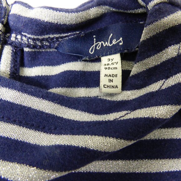 Joules Sparkle Floral Dress & Janie and Jack Bow Jacket, Size 3 Years - Picture 3 of 5